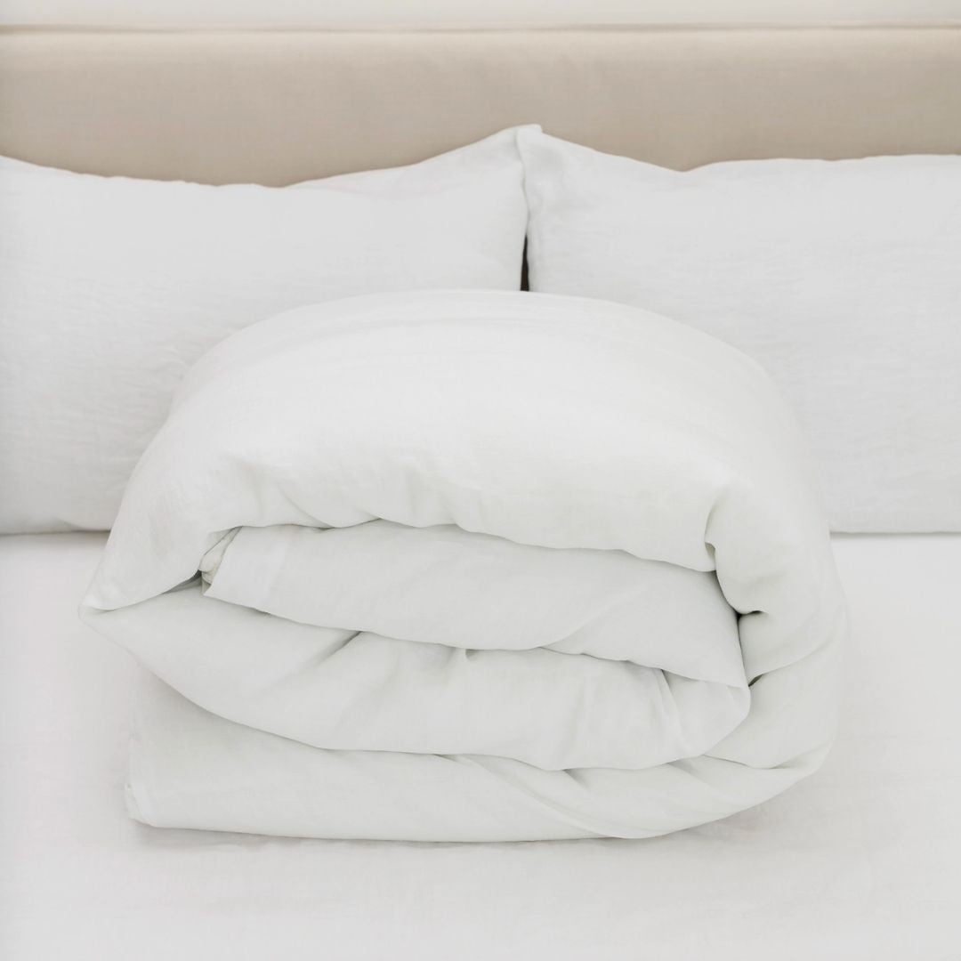 Premium washed linen duvet cover ✨