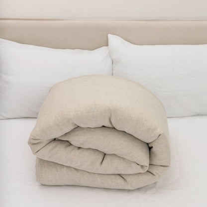 Premium washed linen duvet cover ✨